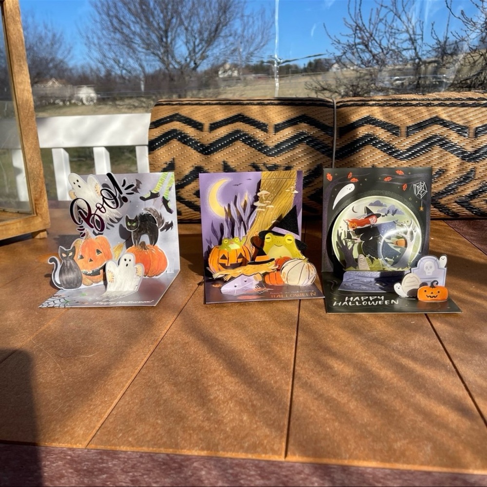 Halloween Pop-Up Cards Set